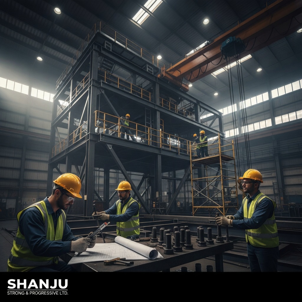 Steel assembled with precision